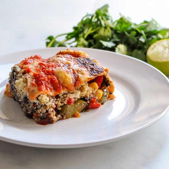 Quinoa Enchilada Bake