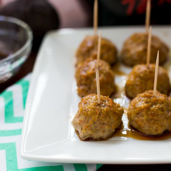 Ground Turkey and Veggie Meatballs