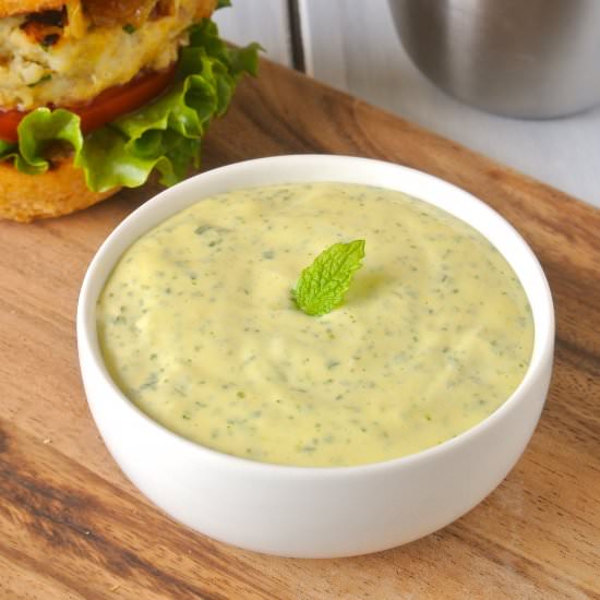 Cilantro Mint Mayonnaise