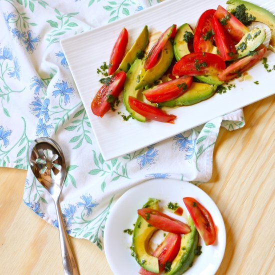 Tomato and Avocado Salad