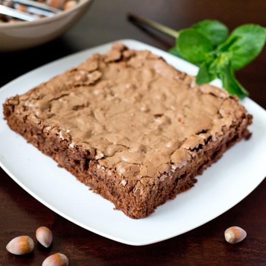 Chocolate, Nuts & Mint Brownies