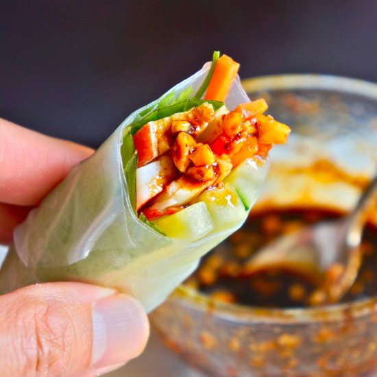 Imitation Crab Summer Rolls