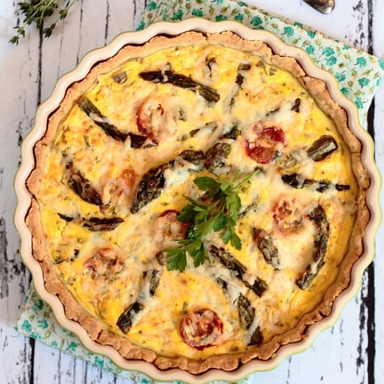 Asparagus Quiche