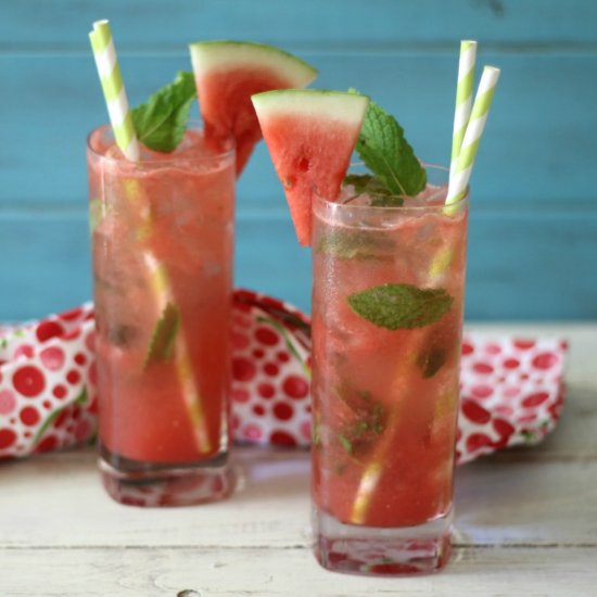 Skinny Watermelon Mojito