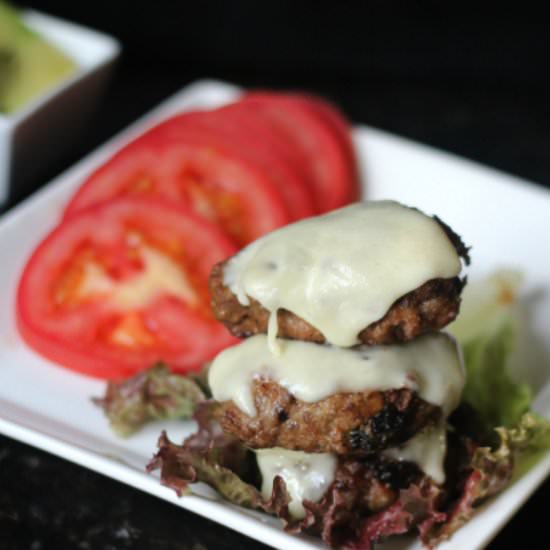 Turkey Feta Spinach Burger