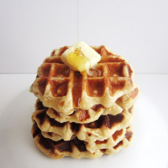 Yeast Waffles + DIY Pearl Sugar