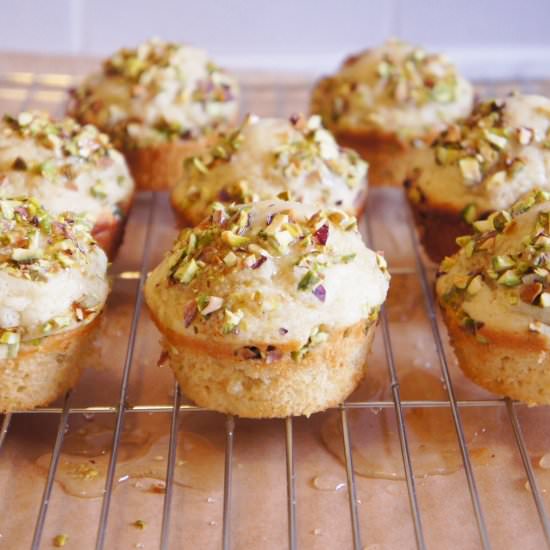 Lime & Pistachio Muffins