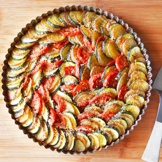 Zucchini, Potato & Tomato Casserole