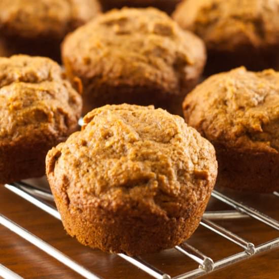 Whole Wheat Banana Muffins