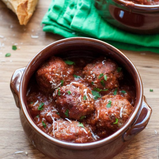 Meatballs in Tomato Sauce