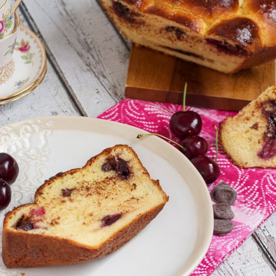 Chocolate Cherry Brioche