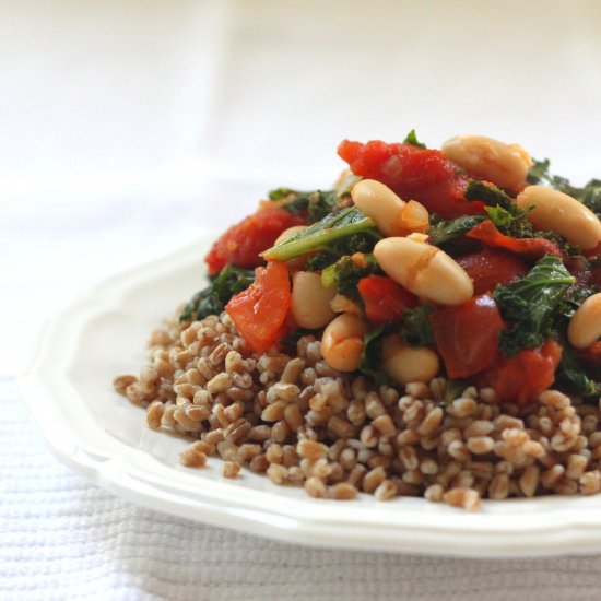 Moroccan Braised Kale