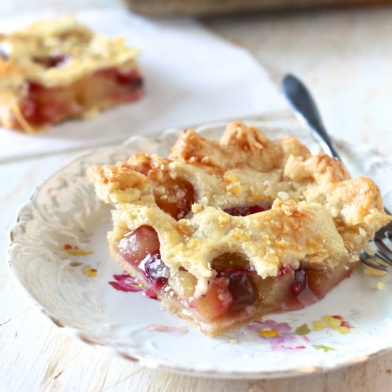 Apple & Blueberry Slab Pie