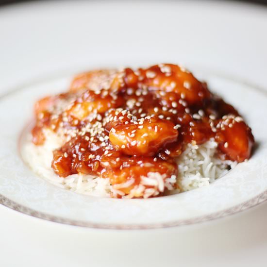 Sticky Sesame Chicken