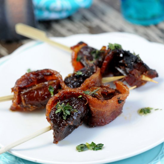 Ancho Pineapple Bacon Wrapped Dates