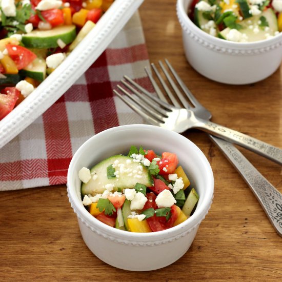 Cucumber Tomato Salad