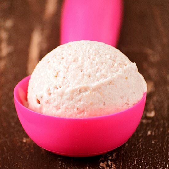 Egg Free Strawberry Ice Cream