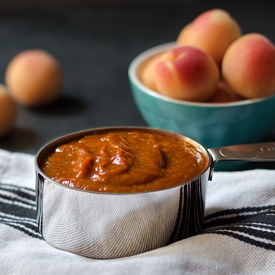 Roasted Apricot BBQ Sauce