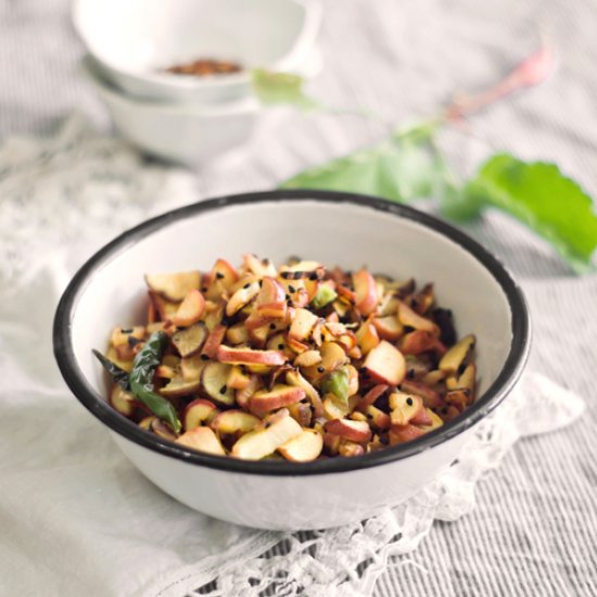 Nigella Tempered Stir-Fried Radish