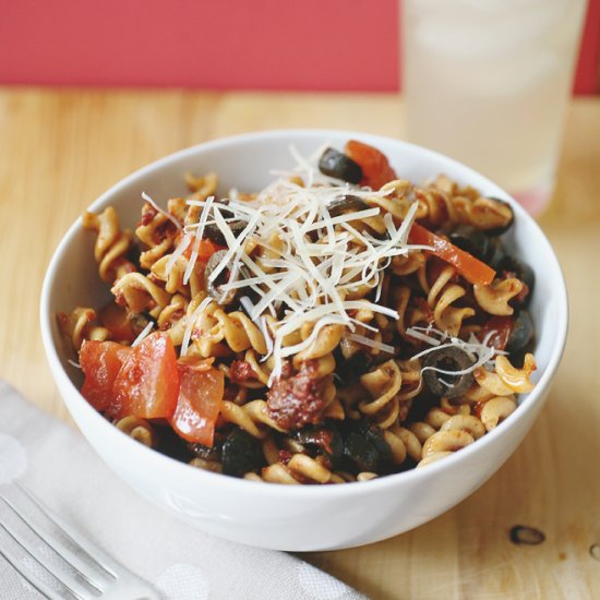 Sun-dried Tomato Pasta Salad