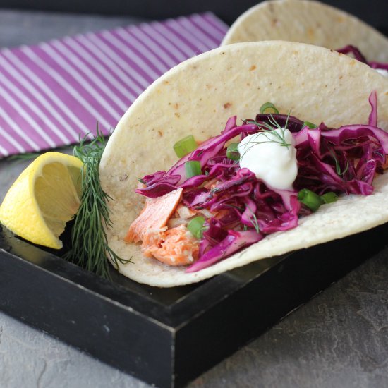 Salmon Tacos