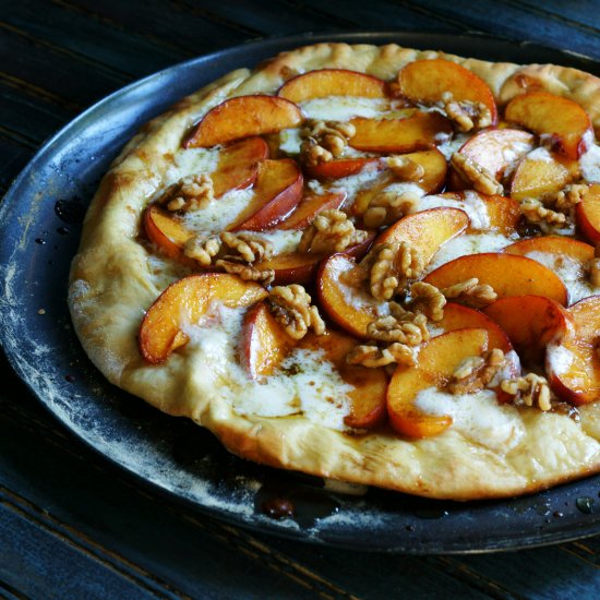 Summer Peach Pizza