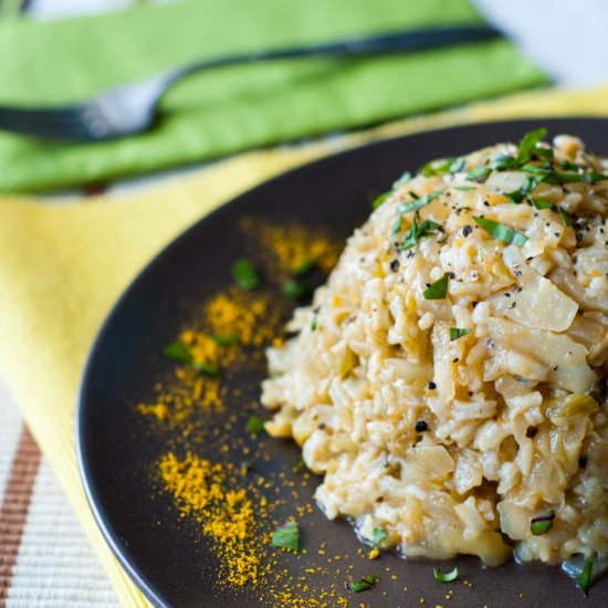 Curried Cabbage Rice