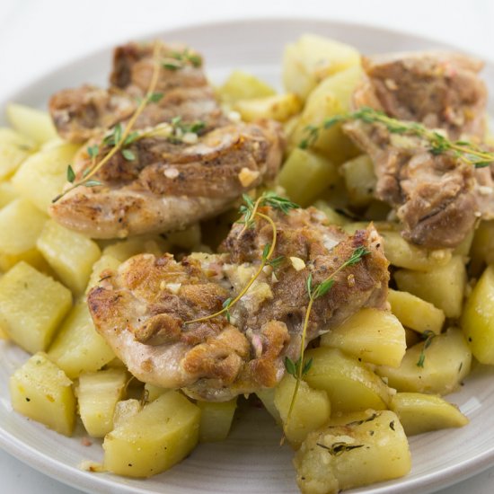 Honey Lemon Chicken & Potatoes