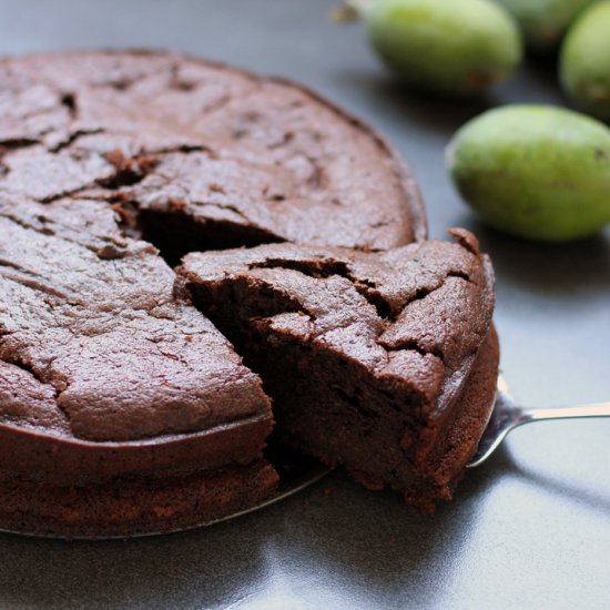 Chocolate Feijoa Cake