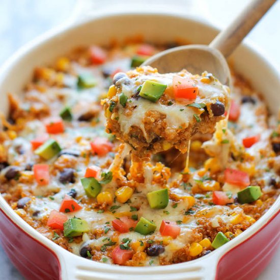 Quinoa Enchilada Casserole