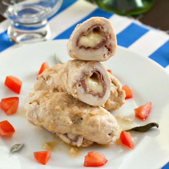 Chicken Involtini with Prosciutto