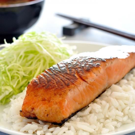 Japanese Marinated Salmon