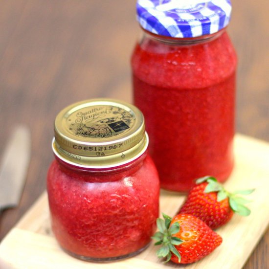 Healthy Homemade Strawberry Jam