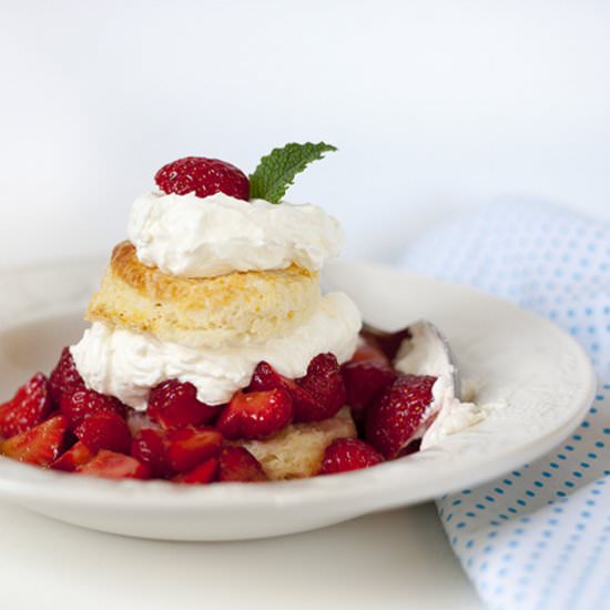 Old Fashion Strawberry Shortcake