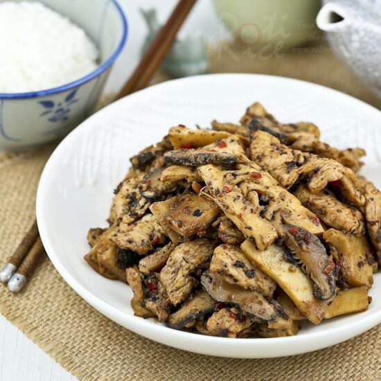 Stir Fry Chicken Bamboo Shoots