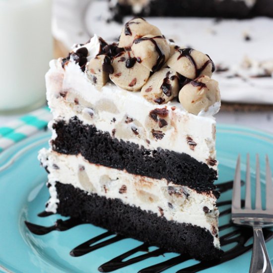 Cookie Dough Ice Cream Cake