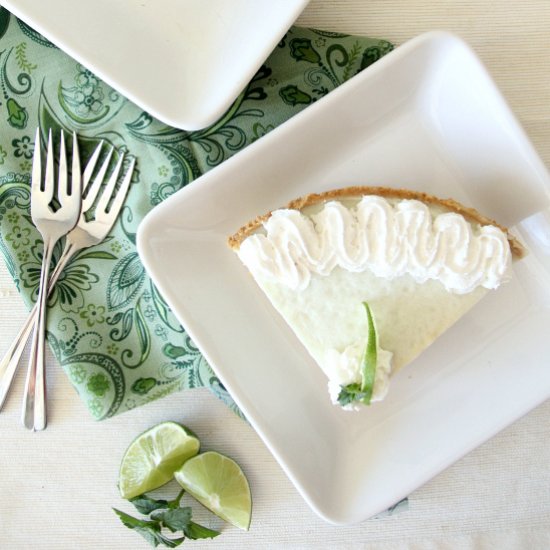 Lime Mint Frozen Dessert Pie