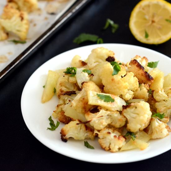 Oven Made Cauliflower stir fry