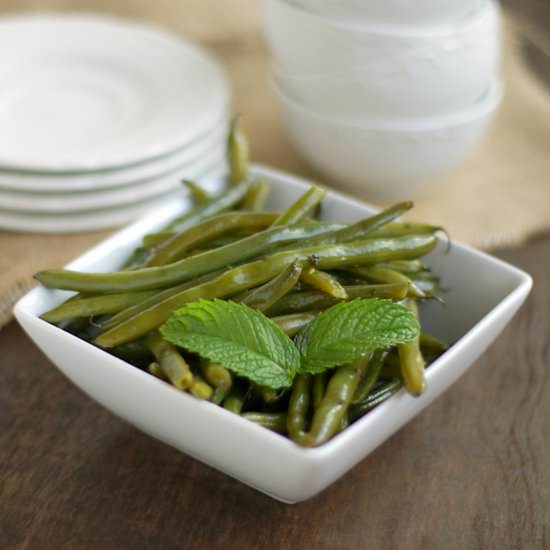 Minted Green Beans