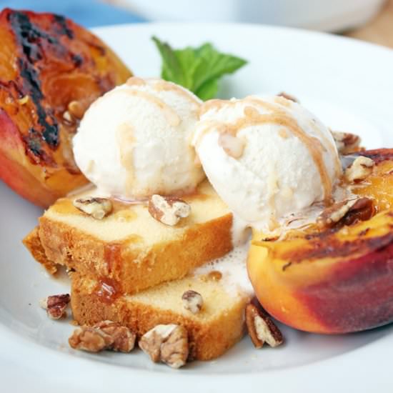 Grilled Peach Dessert