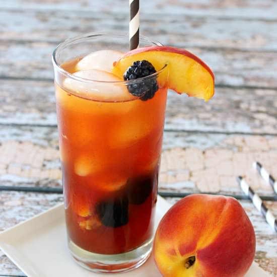 Peach and Blackberry Teagarita