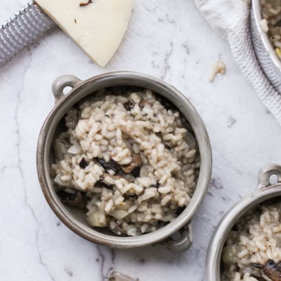 Fennel Mushroom Risotto