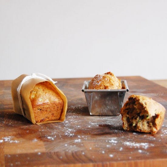 Courgette & Yogurt Loaves