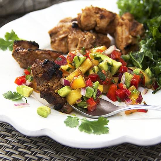 Grilled Chicken – Nectarine Salsa