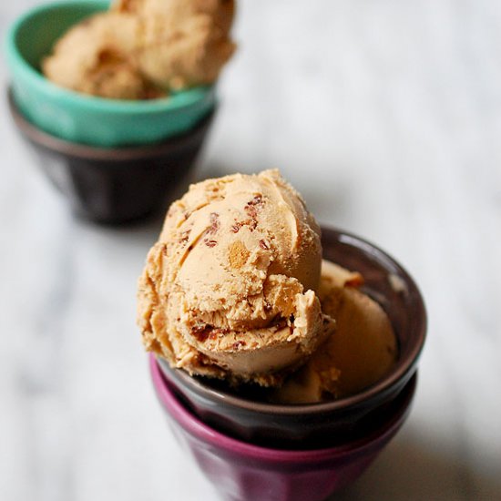 Biscoff Nutella ice cream