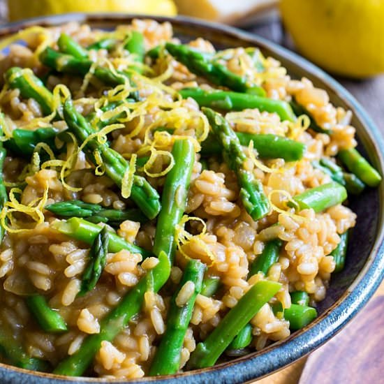 Asparagus Lemon Risotto