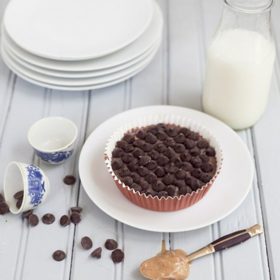 Skim Milk Chocolate PB Tart