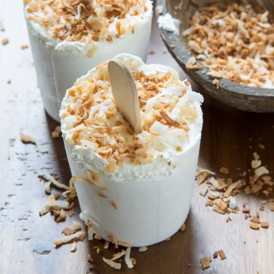 Coconut Cream Pie Popsicles