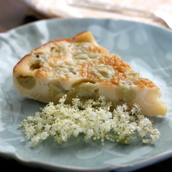 Summery Gooseberry Clafoutis