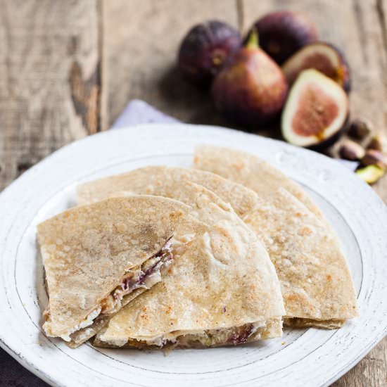 Fig and Goat Cheese Quesadillas